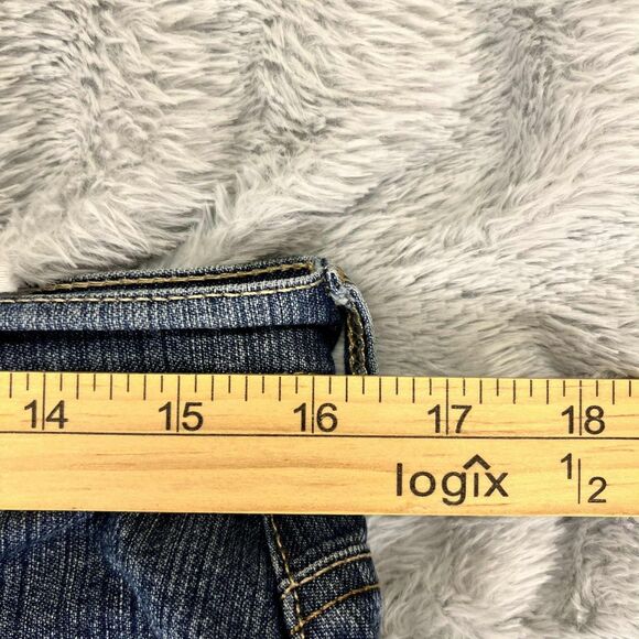 Gloria Vanderbilt Women’s Size 10 Blue Classic Straight Leg Jeans Mid Rise Denim - Picture 5 of 7